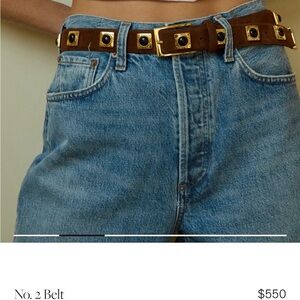 Brown and Gold Women's Belt